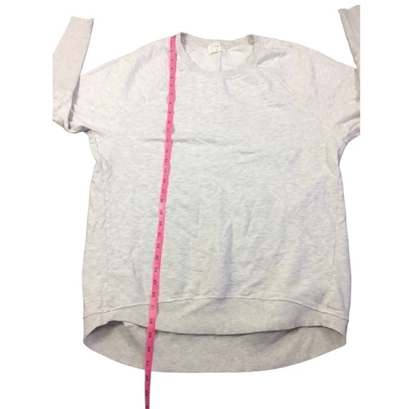 Anthropologie T.la Crew Neck Tunic Beige Sweatshirt Size Small - Picture 5 of 13